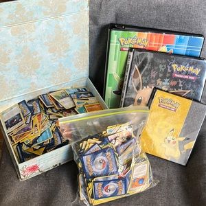 Pokémon Cards Treasure Trove with 3 Albums